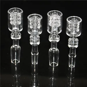 Narguilé Diamant Noeud Fumer Quartz Stack Banger Nails 10mm 14mm 18mm Quartz Bangers Nails Pour Verre Eau Bongs Dab Rigs Pipes