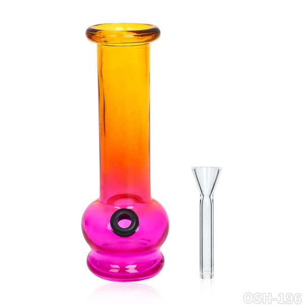 Hookah Glass Bong Water Pipe 2024 Nuevo colorido Bongs Bongs Catcher de hielo Material grueso para fumar con tazón de vidrio de mejor calidad