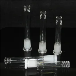 Tige de descente en verre de narguilé 14mm 18mm joint femelle mâle tige de descente diffusée avec 6 coupes pour conduite d'eau en verre dab rig bong shisha narguilés