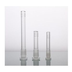 Waterpijp glas downstem 14mm 18mm mannelijk vrouwelijk scharnier Lo Pro Diffused Down stem met 6 sneden Wxntt