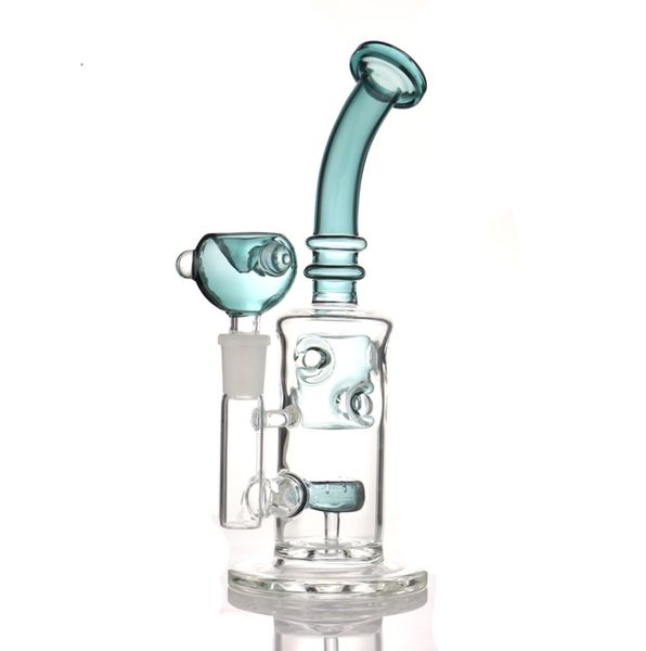 Narguilé vert dab rig fab oeuf oilrig pipe à eau en verre cool tabac bong 14mm joint femelle dab rigs