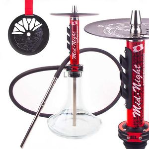 Waterpijp Set 304 Roestvrij Staal Mid Night Hookha Stem Geschenkdoos Verpakking Russische Shisha Chicha HKD230809