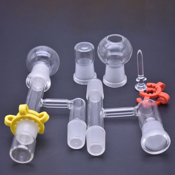 Kit d'accessoires pour fumer du narguilé, 14mm 18mm, femelle et mâle, collecteur d'huile en verre, ensemble pour plates-formes pétrolières en verre, bangs à eau
