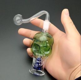 Hookah Smoking Pipe Colorful Classic bong Botella de agua de vidrio con esqueleto de color