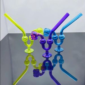 Hookah rokende pijp kleurrijke klassieke bong klassiek gekleurde schedel met basis glazen rookpot accessoires