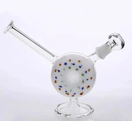 Narguilés 2020 nouveauté fumer eau verre Bongs Mini 18 cm de haut avec bols en verre assortis 18.8mm tuyaux en verre narguilés