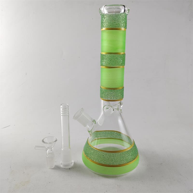 Hookahs 26cm Tall bong oil burner Four Colors smoking accessories Shinning water bong dab rigs Fast Delivery