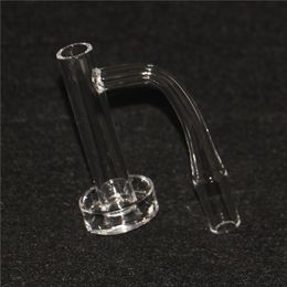 Waterpijpen 2 stks Afgeschuinde Rand Controle Toren Terp Slurper Quartz Banger Met Quartz Pijler Glas Marmer Carb Caps 14mm voor Dab Rigs Waterleidingen