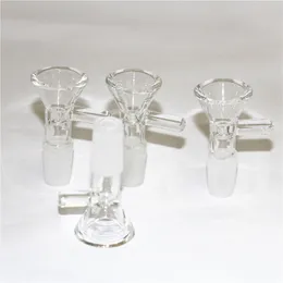 3 types de narguilés bol en verre de 14 mm avec poignée bols à fumer nectar verre récupération cendriers