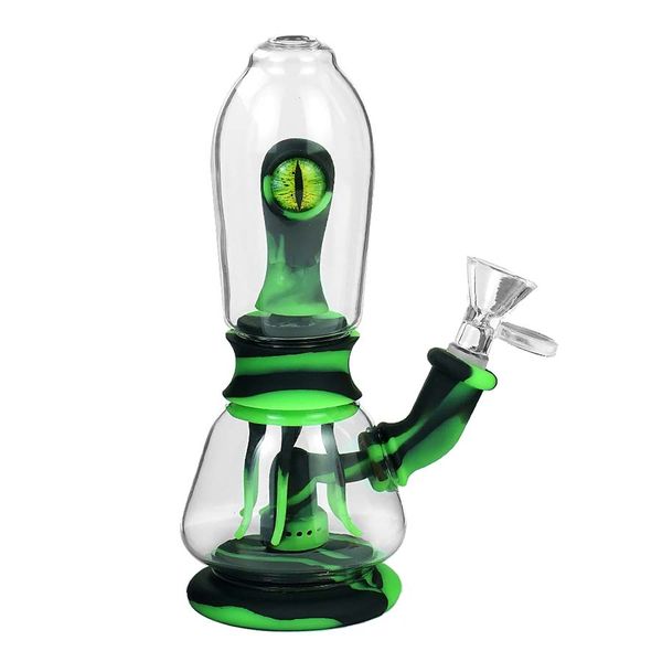 Hookahs 7 '' elemento de filtro monstruo resina de silicona pipa de agua de vidrio fumar bongs hookah dab rig