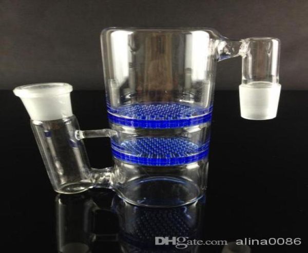 Hookahs Ash Catcher para Bongs de vidrio 1 Honeycomb Ashcatcher 14 mm 18 mm Accesorios para fumar juntas Agua Shisha3458159