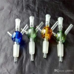 Hookahs Ball T-stukken Accessoires Glas Rookpijpen Kleurrijke Mini Multi-Color Handpijpen het beste