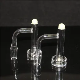 Narguilés Beracky Full Weld Bord biseauté Contral Tower Fumer Quartz Banger Avec Verre Marbre Quartz Pilule Ruby Terp Perles