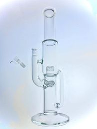 Hookahs bong acentos claros 3percs a 360 grados tapa 18mm junta 18 pulgadas nuevo estilo