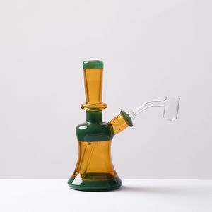 Hookahs Bongs Unique Color Matching Water Pipe Fittingen Oilboorinstallatie Luchtbubbel Eenheid Gravity Schoorsteen Volledige hoogte 6,6 inches