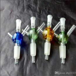 Hookahs Color Ball Tee Bongs Accessoires Glas Rookpijpen Kleurrijke Mini Multi-Color Handpijpen Beste Lepel Glas