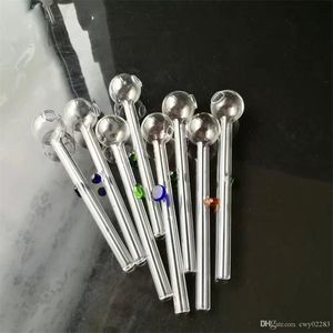 Hookahs Color fulcrum olla larga Venta al por mayor Bongs de vidrio Accesorios, Pipa de agua de vidrio para fumar