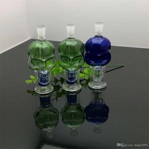 Hookahs kleur glas glazen waterpijpschedel bot groothandel glazen bongs olie brander glazen waterleidingen olielijsten roken gratis