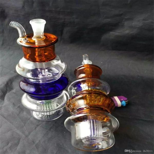 Las cachimbas de la pagoda del color de las cachimbas, venta al por mayor Bongs las plataformas petrolíferas del tubo de cristal de los tubos de agua de los tubos del quemador de aceite