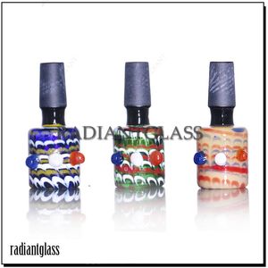 Narguilés Coloré Rasta bol en verre 14mm slide fleur cône bol pour bangs Accessoires pour fumer du tabac en gros beau fait