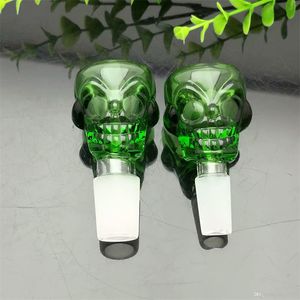 Hookahs Colored Alien Glass Bubble Head Accesorios para cigarrillos Venta al por mayor Bongs Oil Burner Pipes