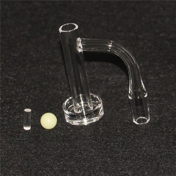 Narguilés tour de contrôle Quartz Banger Set fumer Terp Slurper Quartz clou avec pilier boule Carb Cap pour Dab Rig conduites d'eau cendrier