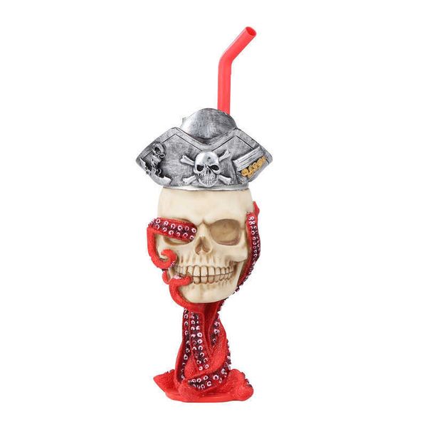 Hookahs taza de bebida Tuberías de agua Resina en forma de cráneo Dab Rig Oil Rigs herb bubbler tubo de silicona Mini Pipe bong mejor calidad