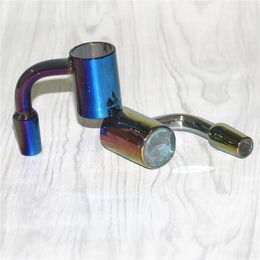 Hookahs Electroplate 25mm XL Quartz Banger Nail Rooking 10mm 14 mm Mannelijk vrouwelijk 45 90 graden knallers Nagels voor glazen waterpijpen Dab Rigs