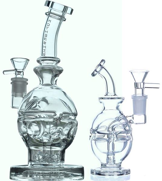 pipas de agua Faberge Egg Bong con cabezal de ducha Perc bongs de vidrio pipas para fumar agua