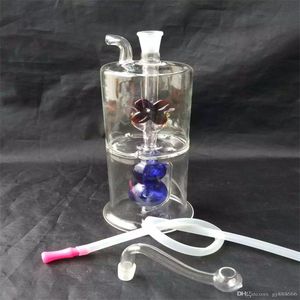 Hookahs Flower Gourd Waterahu Glass Bongs Accessoires Glas Rookpijpen Kleurrijke Mini Multi-Color