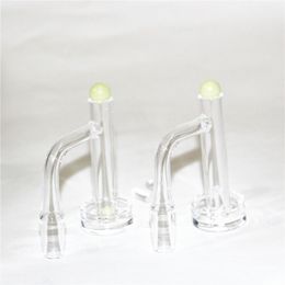 narguilés Entièrement Soudé Quartz Blender Banger Clou de Fumer avec Seau de 16 mm 2,5 mm 35 mm d'épaisseur Bas Pilier Ball Carb Cap Domeless Quartz Terp Slurper Bangers