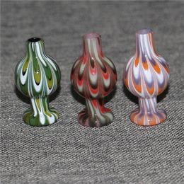 Narguilés Boule De Verre Carb Caps Spinning Bubble Cap Coloré Carb Caps Pour Quartz Banger Nails Eau Bongs Dab Rigs