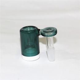 narguilés Bangs en verre Ash Catchers Percolator 14mm Mâle à Femelle Ashcatcher Pour Water Bong silicone nectar