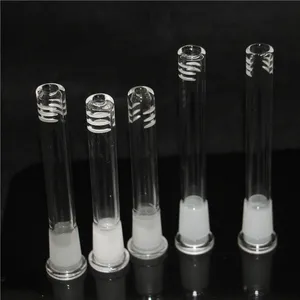 Hookahs Glass Downstem Diffuser Super Long 6 inch 14 mm tot 18 mm mannelijk vrouwelijk glas naar beneden stengeladapter voor waterpijpen van bongs