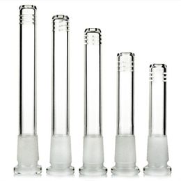 Diffuseur de narguilé en verre avec 18 mm mâle à 14 mm femelle en verre Bong Adater Down Stem pour verre Bong Pipes à fumer