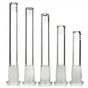 Difusor de vástago descendente de vidrio para pipas de agua con 18 mm macho a 14 mm hembra Bong de vidrio Adater Down Stem para pipas de vidrio Bong para fumar agua