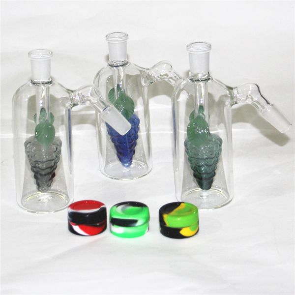 Narguilés Récupérateurs De Verre Adaptateurs 14mm 18mm Mâle Femelle 45 90 Avec Récupérateur De Cendres À Quartz Domeless Adaptateur De Récupérateur De Cendres Pour Bongs À Eau Dab Rigs