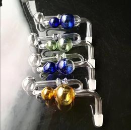 Waterpijpen Kalebas bocht om het bord te nemen waterpijpen accessoires Glazen pijpen kleurrijke mini multi-