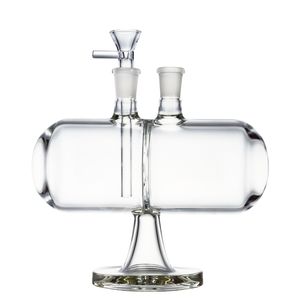 Bang en verre Infinity Waterfall Inversible Gravity Water Pipes Tabac Bongs Base colorée Oil Dab Rigs 14 mm Joint femelle Hookahs avec bol XL-2061