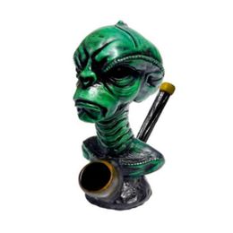 Narguilés Halloween Résine Pipe 3D Pipe À Eau Fabriquée À La Main Perc Huile Dab Rig Beaker Bong Bong Extraterrestre Livraison Gratuite