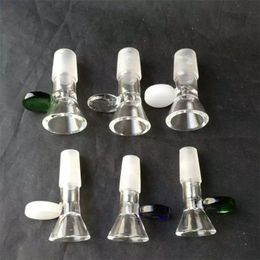 Hookahs met de hand ronde cake adapter glazen bongs accessoires kleurrijke pijp rokende glas