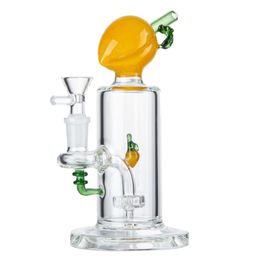 Hookahs en tête de 7 pouces à eau en forme de fruit à la mode de 5 mm d'épaisseur en verre avec bol en verre 14 mm Joint femelle Dhl20092 93 94