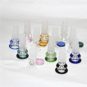 Hookahs Herb 2 in 1 glazen kom ronde schuif meerdere gewrichten Maat 14,5 mm en 18,8 mm mannelijk gewricht