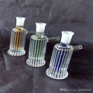 Narguilés Mini pot de filtre de couleur accessoires bongs en verre Pipes à fumer en verre coloré mini multi-couleurs