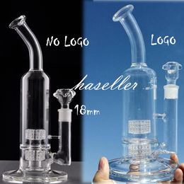 Waterpijpen Mobius Glas Water Bongs bedwelmende Dab Rigs 30 cm hoog Rook Olie Brander Pijp Matrix Perc Tabak Waskolf Met 18mm kom