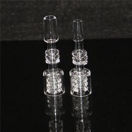 Hookahs Nectar Quartz Tip 10mm 14 mm 18 mm Diamant knoop kwarts Nagels Rookconcentraat Dab Strooppijpen Omgekeerde nagel voor glazen nector