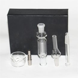 Hookahs Nectar Set met Domeless Ti Nail 10mm 14 mm 18 mm Nectar Water Pijpen Recycler Oil Rigs Mini Glass Bongs