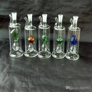 Hookahs Fideos corazón agua medusas Venta al por mayor Glass Bongs Accesorios, Glass Water Pipe Smoking,