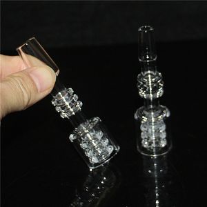 Hookahs Pure Crystal Double Stacker Diamond Knoop Quartz Tip Clear Joint 19/11/10mm Malefemale gewricht