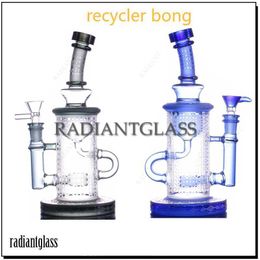 Waterpijprecyclers dikke glazen bong frostyc bongs rookwaterpijp met 14 mm glazen kom